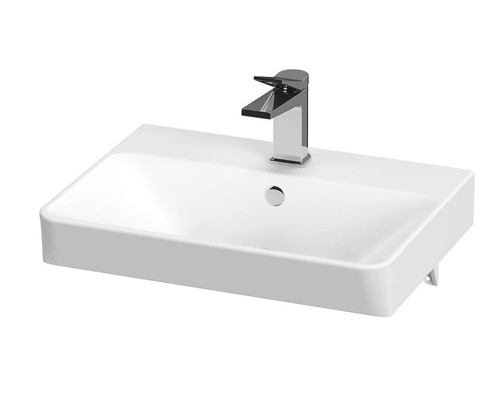 Умивальник меблевий Cersanit Mille Slim 50х38 см K675-004 Білий - зображення 3