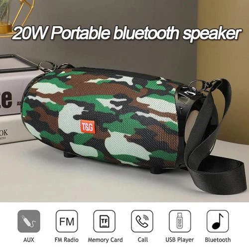 Bluetooth-колонка TG534, с функцией speakerphone, радио, camouflage - изображение 2