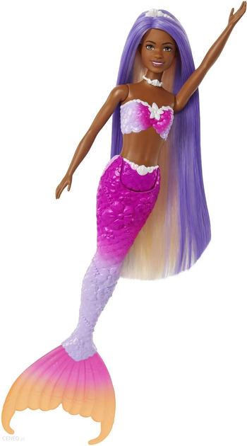 Lalka Syrenka Barbie Dreamtopia Kolorowa magia (0194735183746) - obraz 2