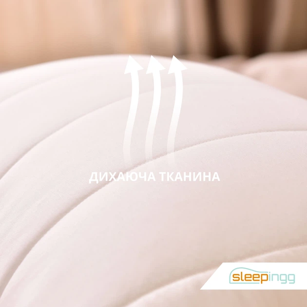 Набор антиаллергенных подушек Sleepingg 50х70 см аналог лебяжьего пуха белая х 2 шт (2200004314471_1) - изображение 5