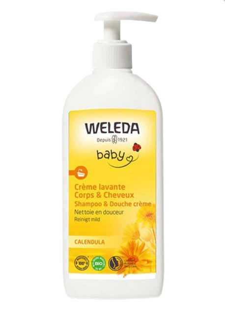 Шампунь-гель для тіла та волосся Weleda Франція Weleda Baby Crème Lavante Corps et Cheveux 400 мл - Фото 1 Шампунь-гель для тіла та волосся Weleda Франція Weleda Baby Crème Lavante Corps et Cheveux 400 мл - зображення 1