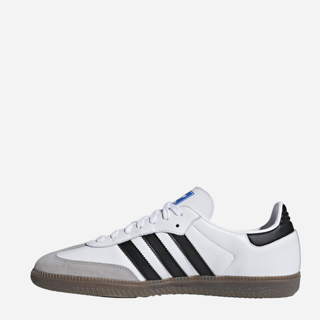 Sneakersy męskie skórzane adidas Originals Samba OG B75806 43.5 (9UK) 27.5 cm Białe (4059809047170) - obraz 4