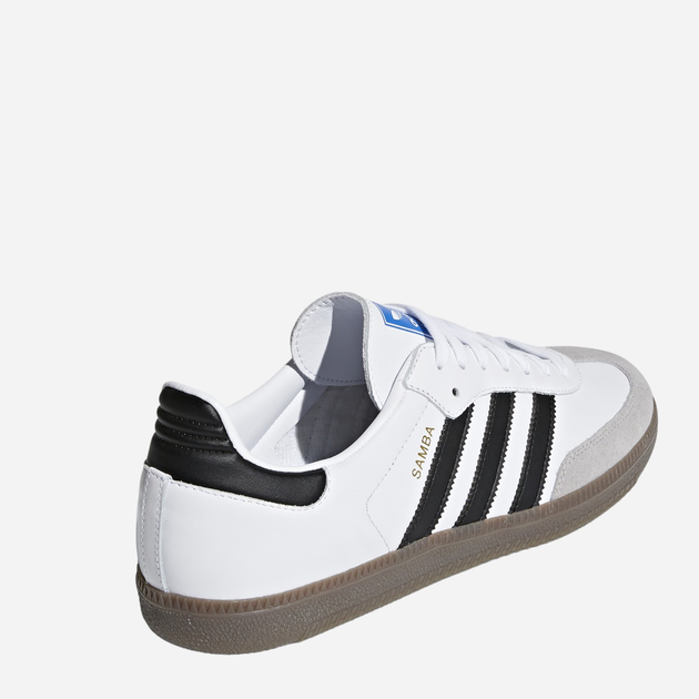 Sneakersy męskie skórzane adidas Originals Samba OG B75806 43.5 (9UK) 27.5 cm Białe (4059809047170) - obraz 5