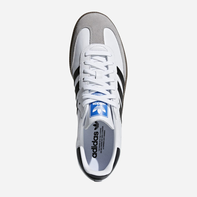 Sneakersy męskie skórzane adidas Originals Samba OG B75806 48 (12.5UK) 31 cm Białe (4059809046180) - obraz 7