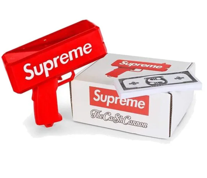 Пистолет для денег SUPREME Money Gun купюромет ABC – игрушки с