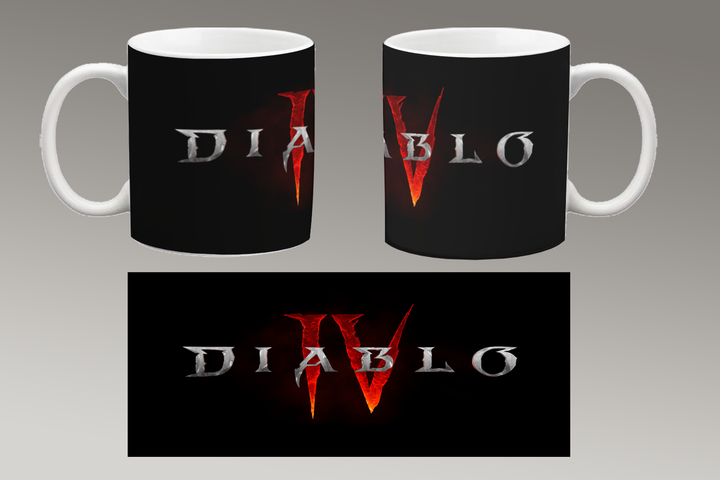 Чашка біла керамічна "Diablo 4" Діабло 45 Aurora - Фото 1 Чашка біла керамічна "Diablo 4" Діабло 45 Aurora - зображення 1