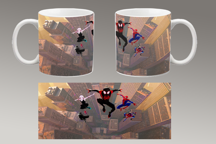 Чашка белая керамическая "Человек-паук: Через вселенные" Spider-Man Aurora 35 - Фото 1 Чашка белая керамическая "Человек-паук: Через вселенные" Spider-Man Aurora 35 - изображение 1