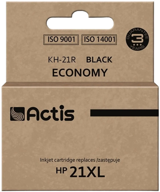 Tusz Actis do HP 21XL C9351A Standard 20 ml Black (5901452142025) - obraz 1