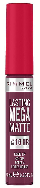 Акція на Рідка матова помада для губ Rimmel Lasting Mega Matte Liquid Lip Colour 709 Strapless 7.4 мл від Rozetka