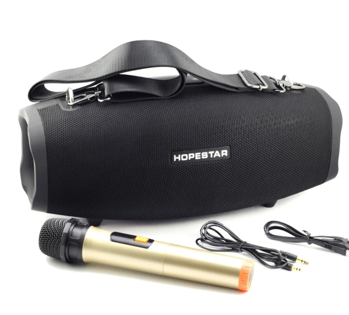 Портативная блютуз колонка Hopestar H1 PARTY с микрофоном bluetooth ...