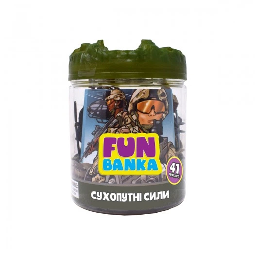 Ігровий міні-набір Fun Banka – Сухопутні сили - Фото 1 Ігровий міні-набір Fun Banka – Сухопутні сили - изображение 1