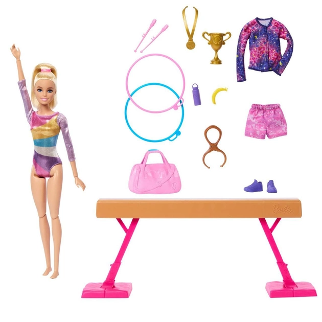 Zestaw Mattel Barbie Gimnastyczka HRG52 (0194735175895) - obraz 1