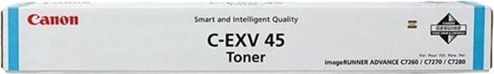 Тонер-картридж Canon CEXV 45 Cyan (6944B002) - зображення 1