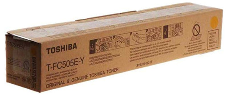 Тонер-картридж Toshiba T-FC505E Yellow (6AJ00000147) - зображення 1