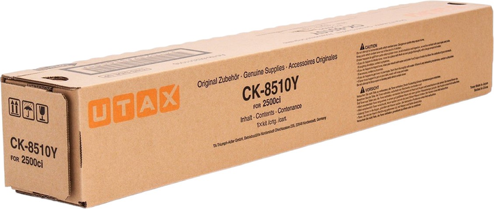 Toner Utax CK-8510Y Yellow (662511016) - obraz 1