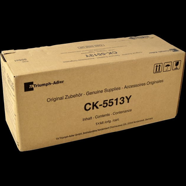 Toner Utax CK-5513Y/CK5513Y Yellow (1T02VMAUT0) - obraz 1