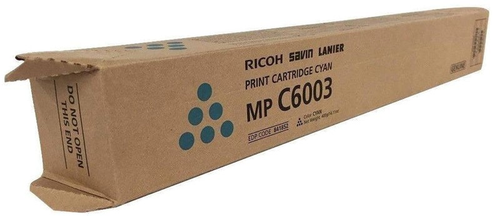 Toner Ricoh MP C6003 Cyan (4053768184358) - obraz 1