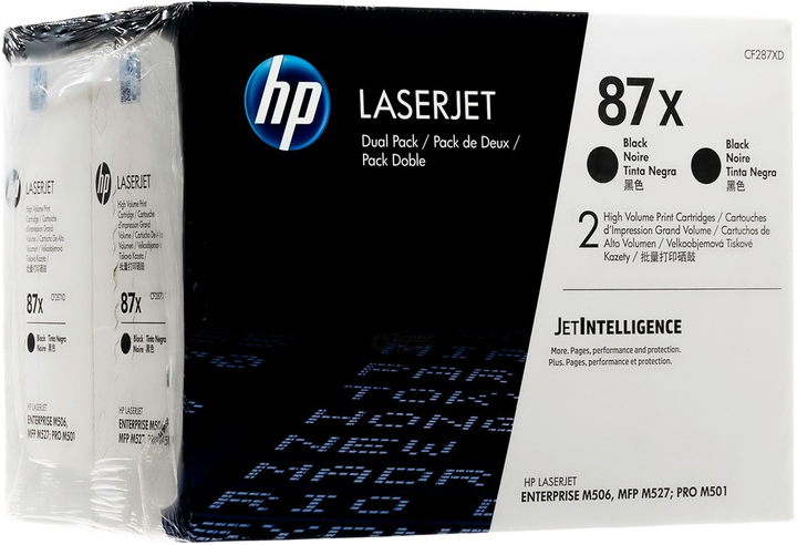 Набор тонер-картриджей HP 87X 2 шт Black (190780576083) - зображення 1