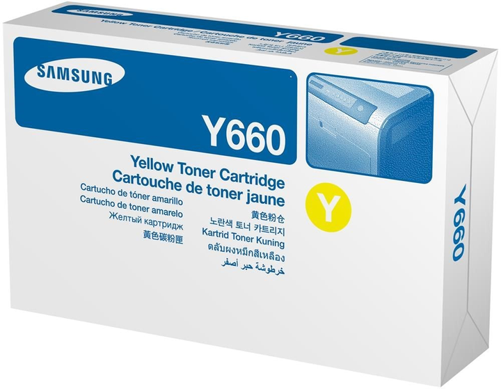 Тонер-картридж Samsung CLP-Y660B ELS Yellow (0191628448784) - зображення 1
