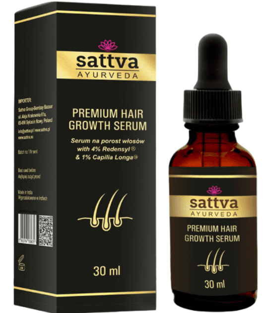 Сироватка для волосся Sattva Premium Hair Growth для росту волосся 30 мл (5903794188679) - зображення 2