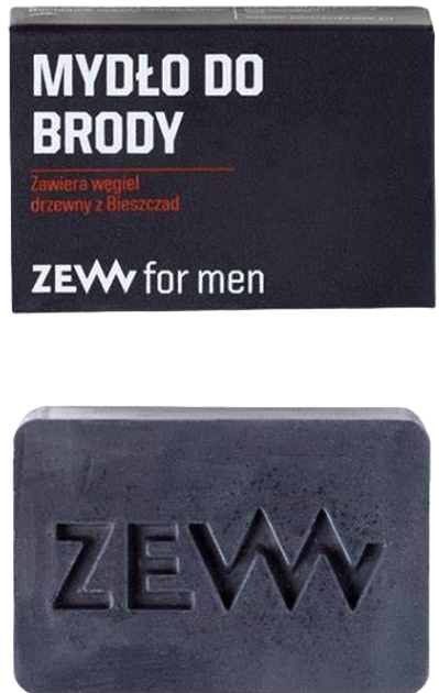 Мило для бороди Zew For Men містить деревне вугілля з Бещадських гір 85 мл (5906874538692) - зображення 2