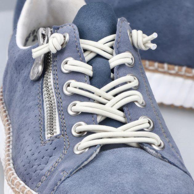 Sneakersy damskie RIEKER M2940-10 38 24.8 cm Ciemnoniebieskie (4061811391240) - obraz 13