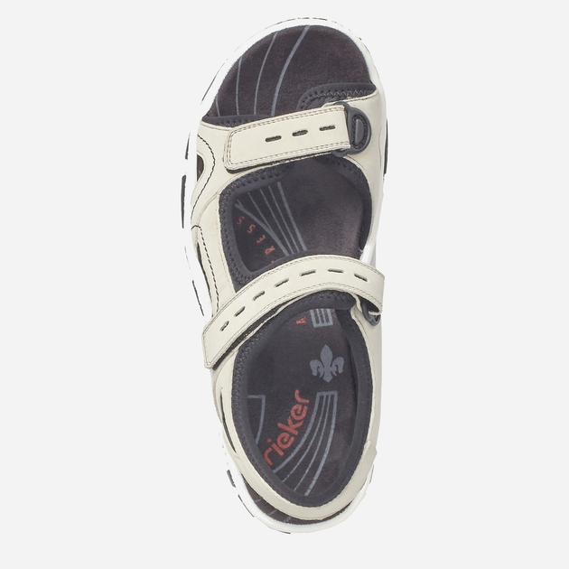 Sandały damskie trekkingowe RIEKER 68866-61 38 24.8 cm Beżowe (4020933836220) - obraz 5