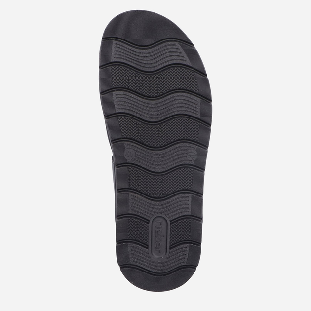 Чоловічі сандалії RIEKER 24262-00 41 26.7 см Чорні (4061811362844) - зображення 11