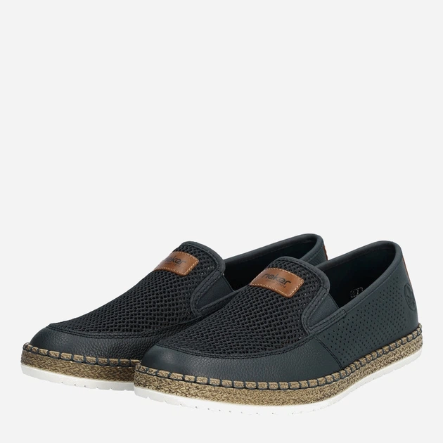 Чоловічі еспадрильї RIEKER B5271-14 43 28 см Темно-сині (4061811386048) - зображення 3