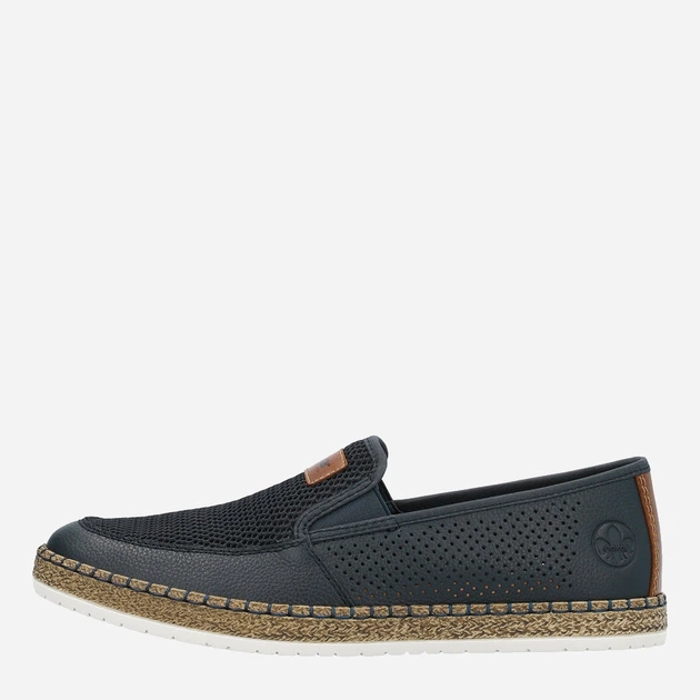 Чоловічі еспадрильї RIEKER B5271-14 42 27.4 см Темно-сині (4061811386031) - зображення 4
