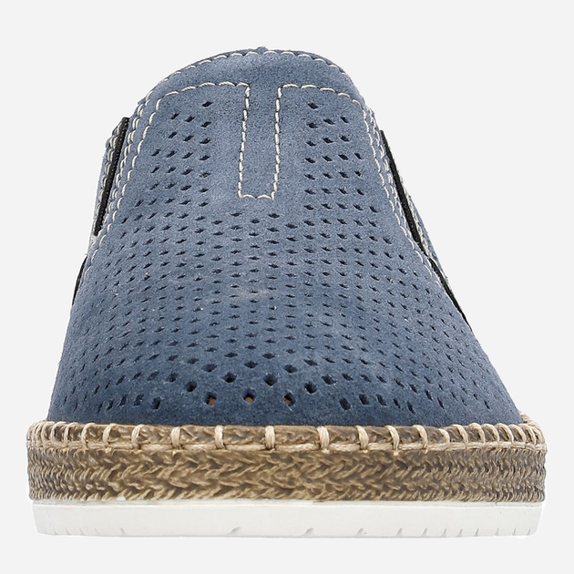 Espadryle męskie RIEKER B5297-12 45 29.3 cm Niebieskie (4061811314232) - obraz 10