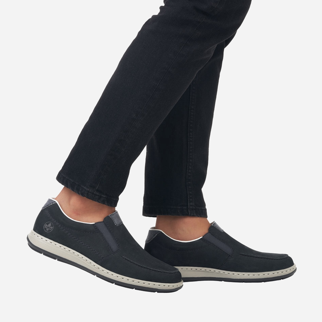 Чоловічі туфлі RIEKER 17359-14 44 28.7 см Темно-сині (4061811750733) - зображення 2