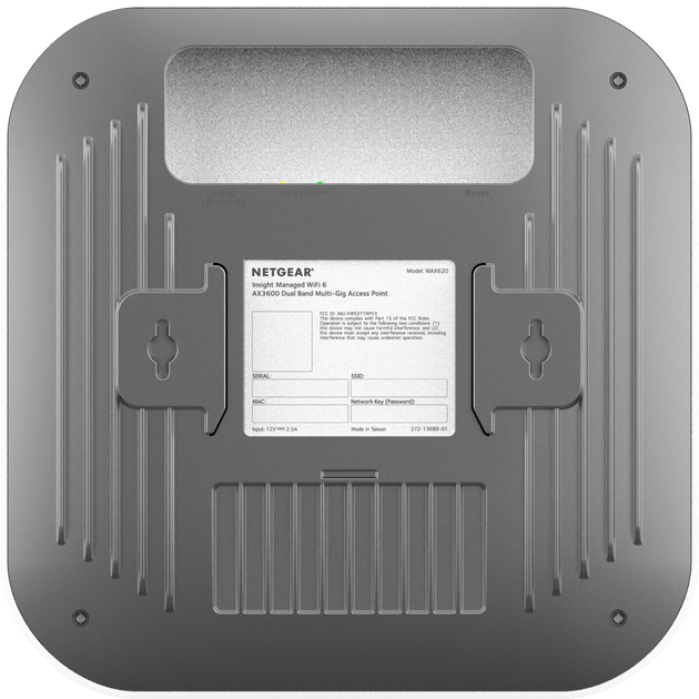 Точка доступа Netgear AX3600 Dual Band PoE WiFi 6 Access Point (WAX620-100EUS) - зображення 7