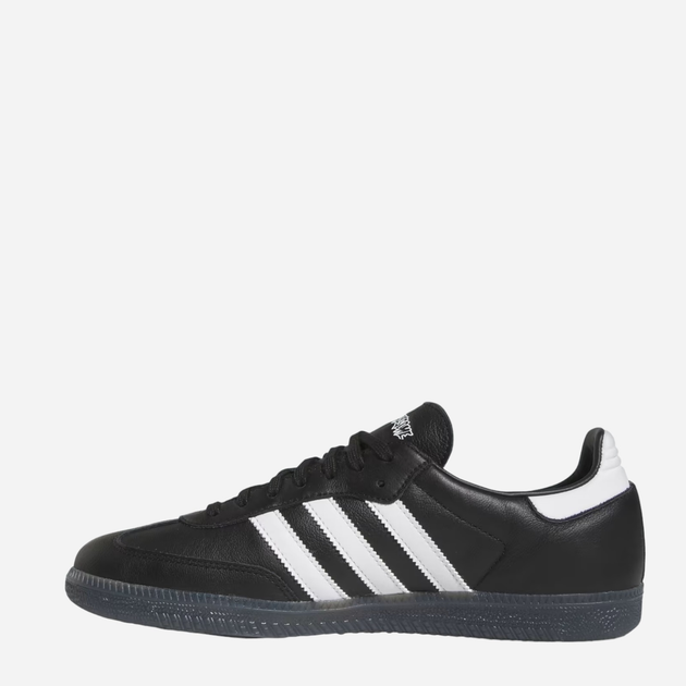 Tenisówki męskie ze skóry naturalnej Adidas FA Samba ID7339 45.5 (10.5UK) 29 cm Czarne (4066754033066) - obraz 2