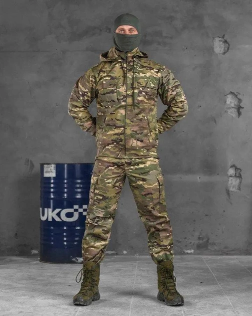 Тактический костюм 3в1 штаны+убакс+куртка весна/лето XL мультикам (85779) - изображение 2
