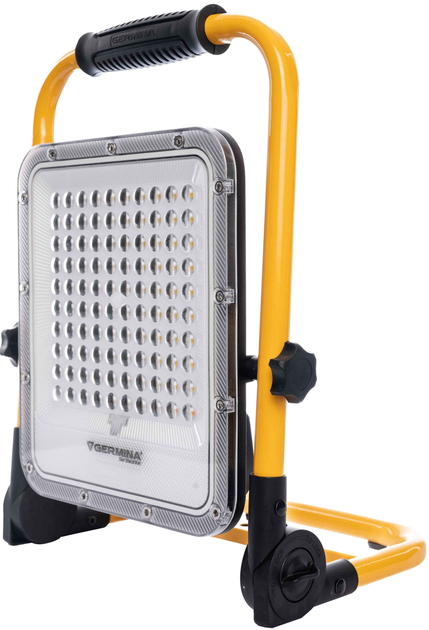 Naświetlacz akumulatorowy Germina Herkules 100 W 2500 lm (GW-0074) - obraz 3