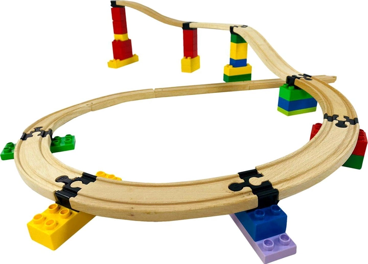 Bazowe łączniki i skrzyżowania Toy2 Track Connectors 8 szt (5745000329489) - obraz 2