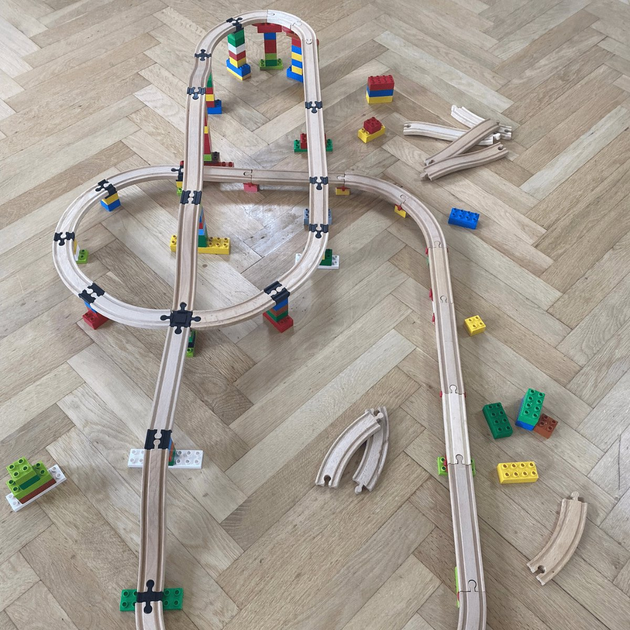 Базові з'єднувачі та перехрестя Toy2 Track Connector Allround Large 33 шт (5745000329250) - зображення 2