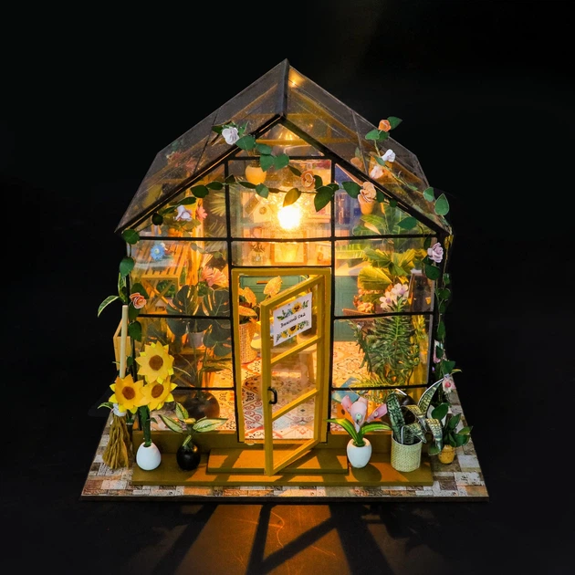 Румбокс 3D интерьерный конструктор DIY house Hongda craft «Теплица