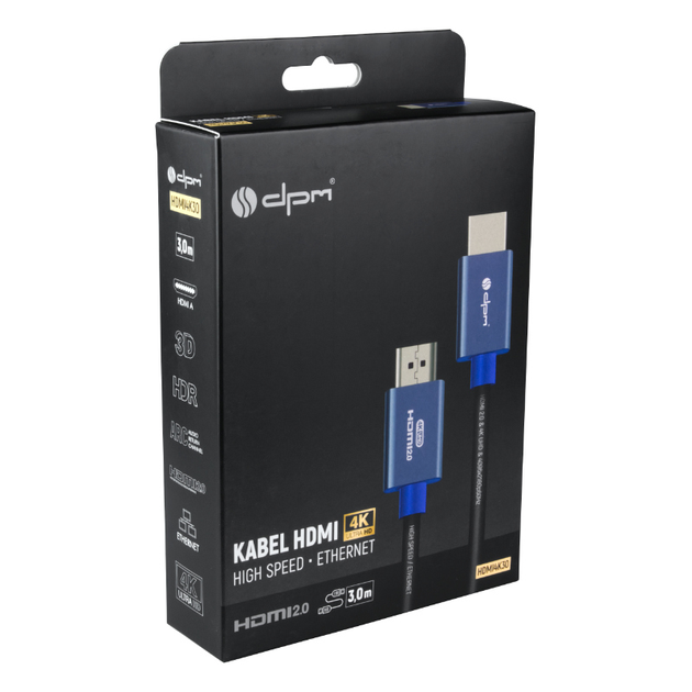 Кабель DPM HDMI 3 м HD4K30 (5906881216774) - зображення 6