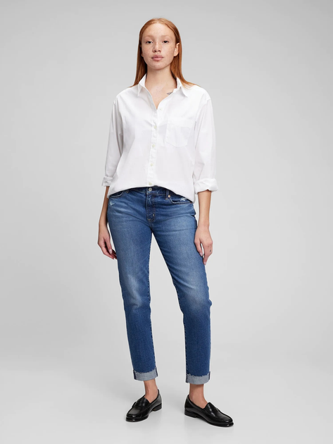 Jeansy regular fit damskie GAP 794602-00 30 Granatowe (1200061643188) - obraz 3