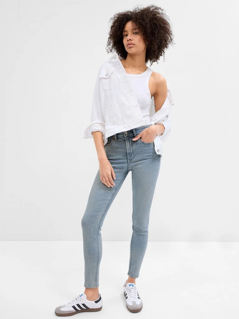 Jeansy skinny damskie GAP 674111-00 31 Niebieskie (1200115266318) - obraz 3