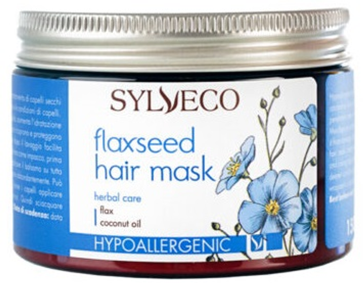 Маска для волосся Sylveco Lniana Льон звичайний & Кокосова олія 150 мл (5907502687362) - зображення 1