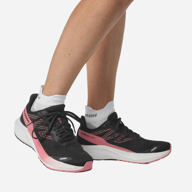 Жіночі кросівки для бігу Salomon Aero Blaze L47208500 38.5 (7US) 24 см Чорні (195751225649) - зображення 2