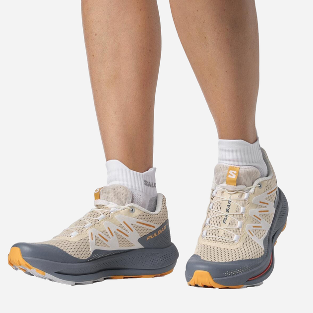 Жіночі кросівки для бігу Salomon Pulsar Trail L47210600 38 (6.5US) 23.5 см Бежеві (195751208680) - зображення 2