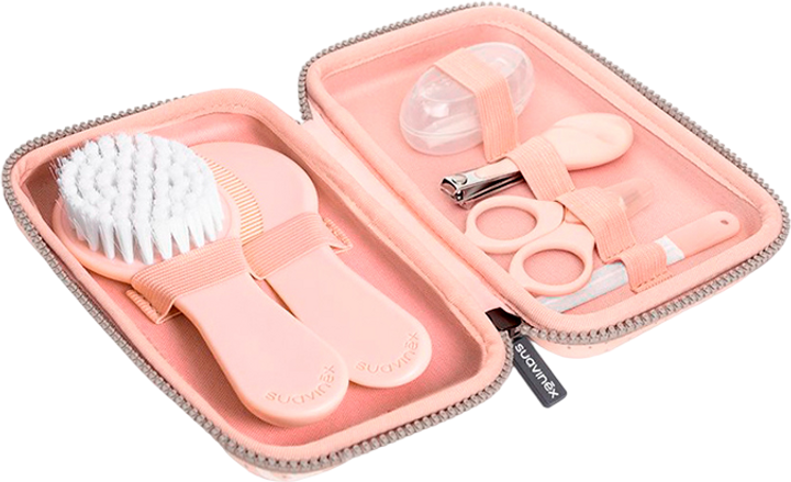 Zestaw do manicure dla dzieci Suavinex Hygge Baby Manicura Pink lote 7 szt (8426420070256) - obraz 1