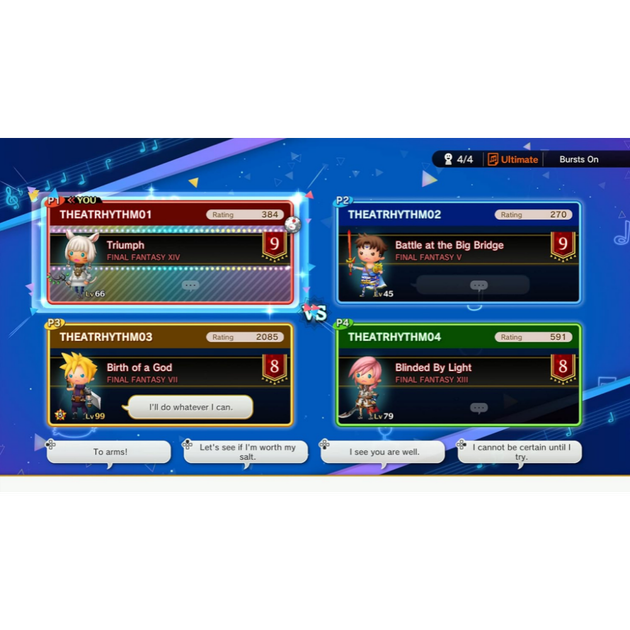 Гра Theatrhythm Final Bar Line для PS4 (Англійська версія) (диск Blu-ray) - Фото 2 Гра Theatrhythm Final Bar Line для PS4 (Англійська версія) (диск Blu-ray) - изображение 2
