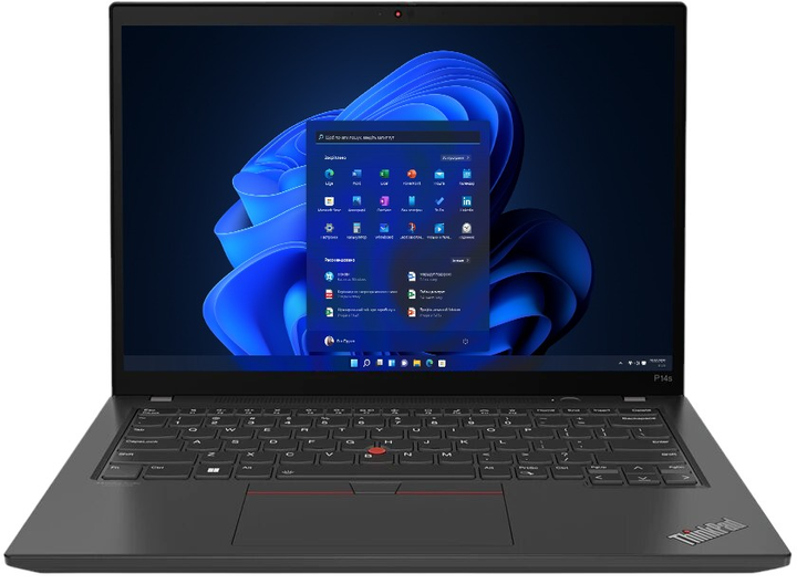 Laptop Lenovo ThinkPad P14s Gen 4 (21F80015PB) Villi Black - obraz 1