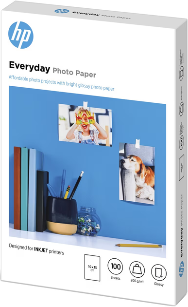 Papier fotograficzny HP Everyday Snapshot Glossy 200g CR757A (0886111974887) - obraz 2