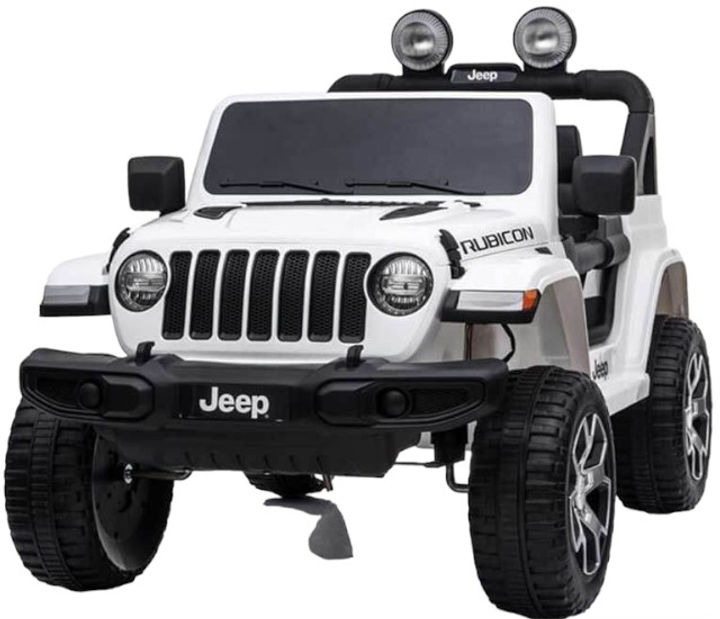 Samochód elektryczny Azeno Electric Car Jeep Wrangler Rubicon Biały (5713570001715) - obraz 1